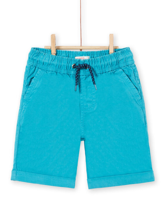 Bermudas de color turquesa para niño LOJOBERMU4 / 21S902F5BERC242