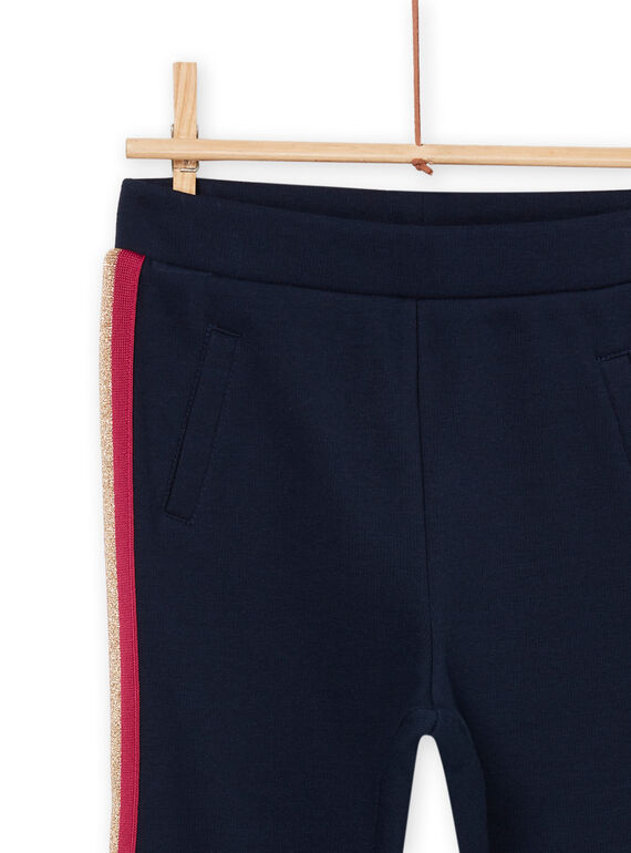 Pantalón de muletón con bandas con brillo PAMUPANT1 / 22W901R1PANC243
