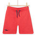 Bermudas de color rojo cangrejo para niño