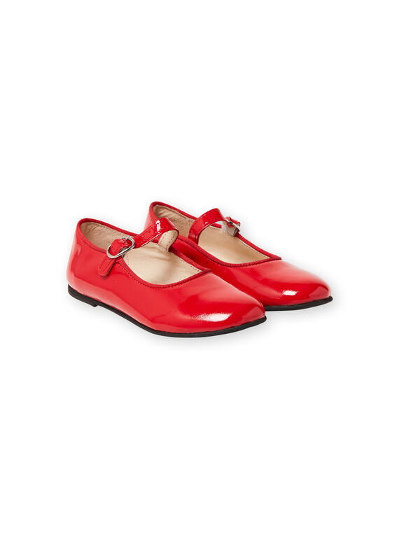 Babies de charol rojos para niña LFBABRIDER / 21KK3533D13050