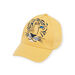 Gorra amarilla con estampado de tigre para niño