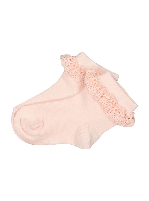 Calcetines con volantes para bebé niña FYIPOCHO1 / 19SI09Y1SOQ307