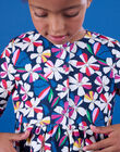Vestido de terciopelo con estampado floral PAMUROB1 / 22W901R1ROBC243