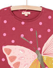 Camiseta con estampado de lunares y de mariposa RAMAGTEE1 / 23S901T1TML718