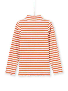 Jersey fino de manga larga de rayas coloridas para niña MACOMSOUP / 21W901L1SPL420