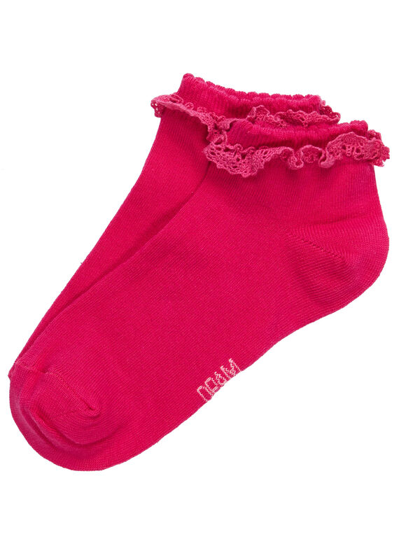 Calcetines de color fucsia JYAJOSCHO4A / 20SI015FSOQ304