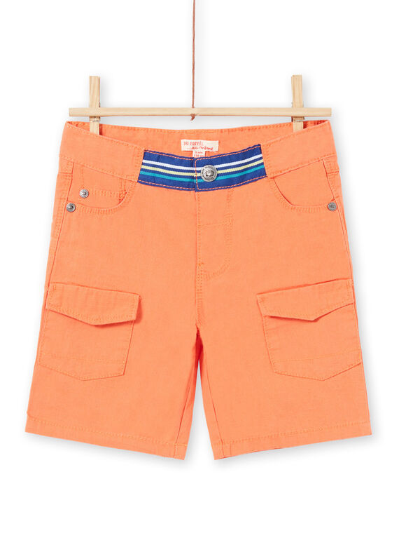 Bermudas de color naranja para niño JOMARBER2 / 20S902P2BERE405
