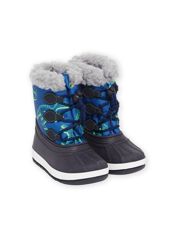 Botas de montaña forradas con cordones para niño MOMONTDINO / 21XK3692D3N070