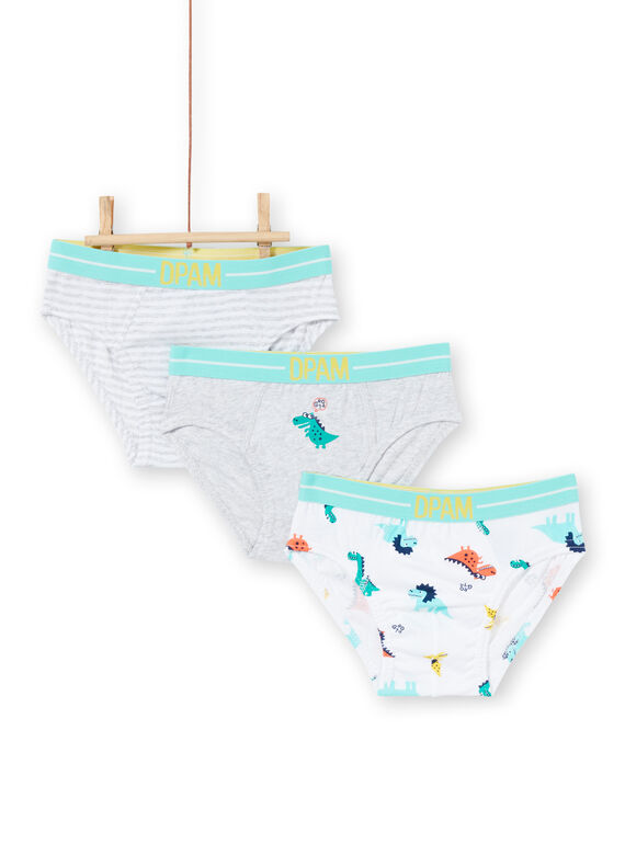 Pack de 3 slips con estampado de dinosaurio para niño LEGOSLIDINO / 21SH1223D5L000