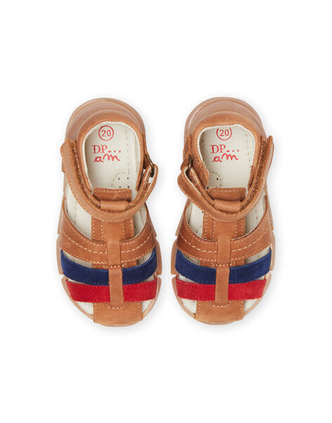 Sandalias camel para bebé niño NUSANDBRUNO / 22KK3847D0E804