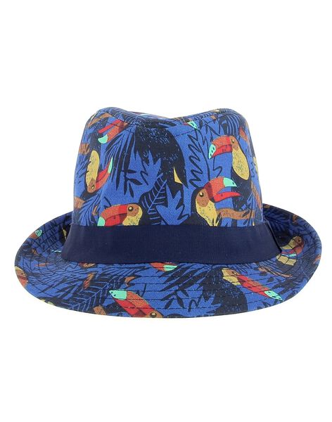 Boys' hat in a fancy print CYOGAUCHA / 18SI02L1CHAC209