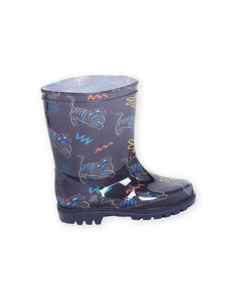 Botas de agua con estampado de tigre POPLUITIGROU / 22XK3613D0C070